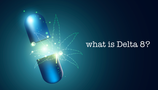 a photo of a blog article about "What is Delta 8 THC"