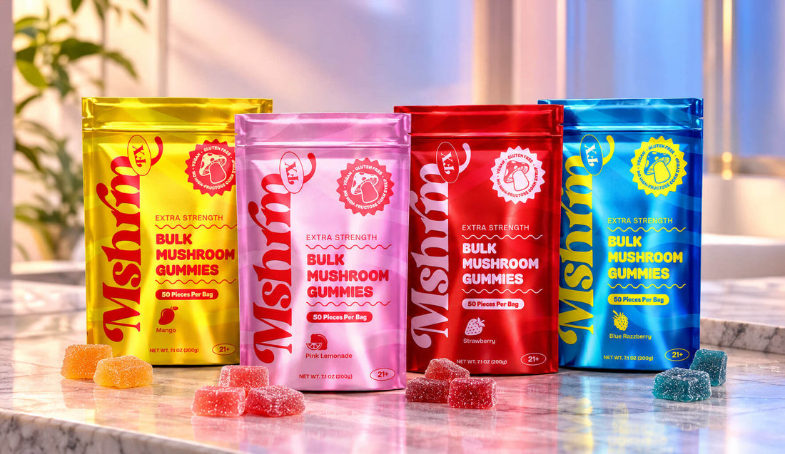 MushroomFX Bulk Mushroom Gummies Review: 50 Per Bag