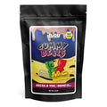 40mg Vegan Delta 8 gummy bears come with 65 vegan bears per pack and have mixed fruit flavors.