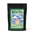 50 Shades of Green Snozzberry Mushroom Gummies 30 count bag with playful cosmic berry design.