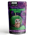 1lb bag of 55mg Delta 8 Gummies in Green Candy Apple flavor, vegan and THC-free with 114 gummies per pouch.