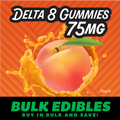 75mg bulk delta 8 gummies peach flavor by injoy extracts made in usa