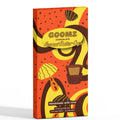 Goomz Nootropic Mushroom Chocolate is in Peanut Butter Cup flavor and contains a nootropic blend for mood boost, relaxation, and sensory stimulation.