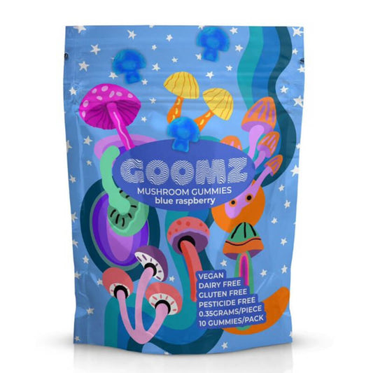 Goomz Mushroom Gummies - Blue Raspberry