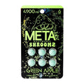 META Tabz Nootropic Shroomz Tablets 6 count blister pack Green Apple front packaging - injoyextracts