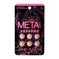 META Tabz Nootropic Shroomz Tablets 6 count blister pack Pink Punch front packaging - injoyextracts