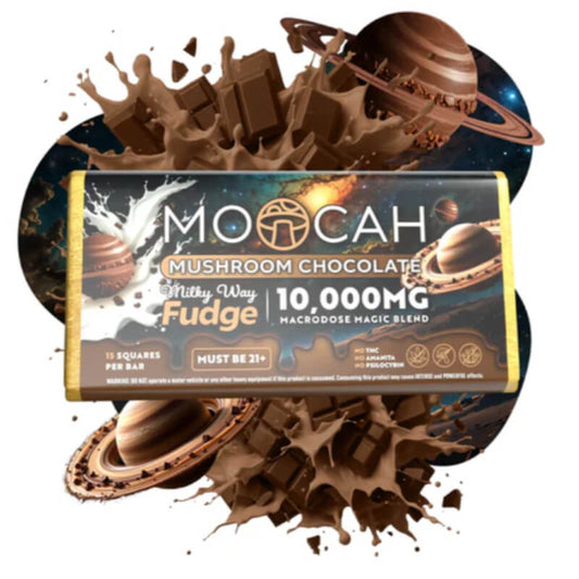 Moocah Chocolate Bar - Milky Way Fudge - 15000mg