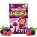Mushies Mixed Berry Mushroom Gummies front packaging high-potency vegan lab-tested USA-made.