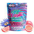 Wunder potent magic mushroom and blue lotus gummies packaging with pink lemonade flavor.
