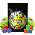 Enjoy Shrooms Bulk Mixed Fruit Mushroom Gummies 50 count bag.