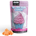 Bag of bulk 75mg Cotton Candy Delta 8 Gummies showcasing vibrant packaging and vegan-friendly, potent treats.
