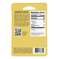 Back of Happy Minds Blue Razz Mushroom Tablets package showing dosing instructions ingredients list and safety warnings