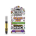 tre house live resin cart with 1 gram of HHC - grape ape strain