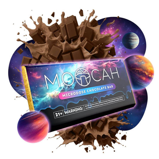 Moocah magic mushroom chocolate bar