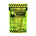 Back of Mothership Tropical Fruit Mushroom Gummies packaging showing ingredients, extra strength blend, and directions.