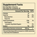 Nutrition facts for lions mane mushroom gummies from Mushroom FX.