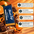 road trip mushroom chocolate bar dark chocolate orange infographic