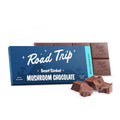 Milk Chocolate Road Trip Mushroom Bar has a creamy texture and 8 breakable squares infused with mushroom extract.
