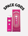 space gods 3g disposable is a combination of Delta 8 and D9 liquid diamonds with a pomegranate flavor