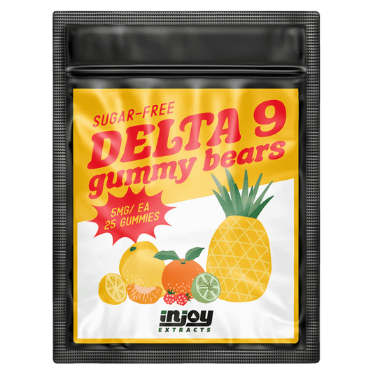 Sugar free Delta 9 gummies come with 5mg of Delta 9 THC per gummy