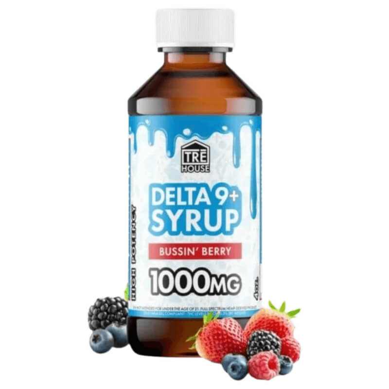 Delta 9 Syrup 1000mg - Bussin Berry