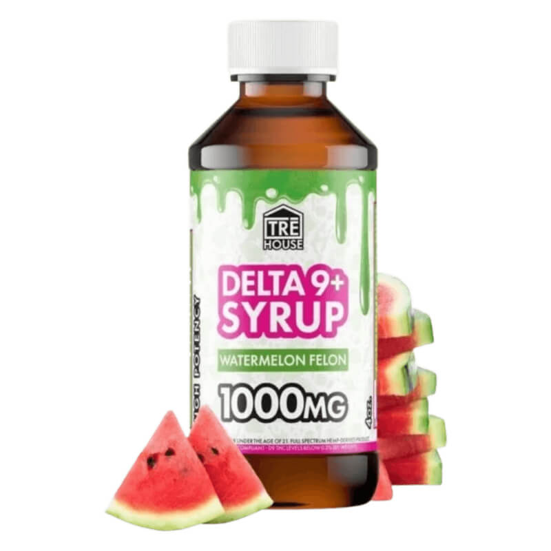 Delta 9 Syrup 1000mg - Watermelon Felon