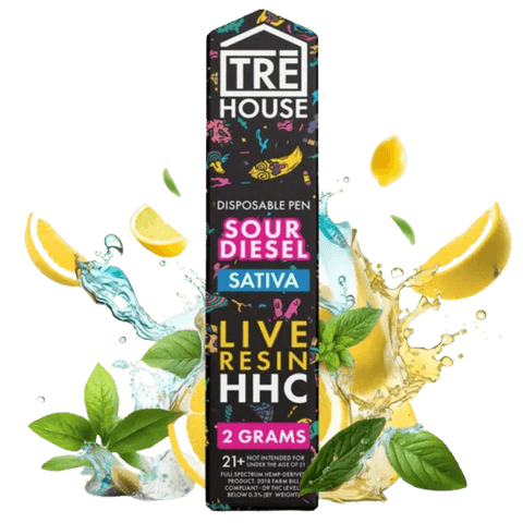 sour diesel HHC cart from Tre House