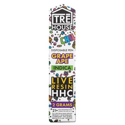 Tre House HHC disposable vape with 2g of quality HHC