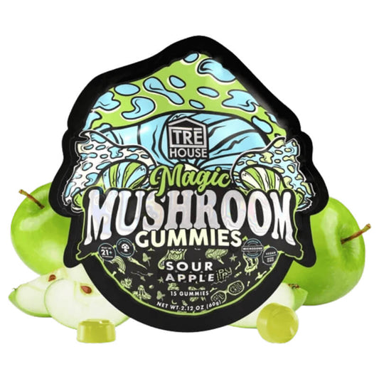 trehouse sour apple legal shroom gummies