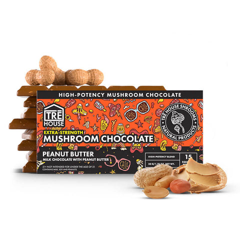 Tre House Mushroom Chocolate Bars | Shipping Available to All 50 States Injoy Extracts Tre House Mushroom Chocolate Bars | Shipping Available to All 50 States Injoy Extracts