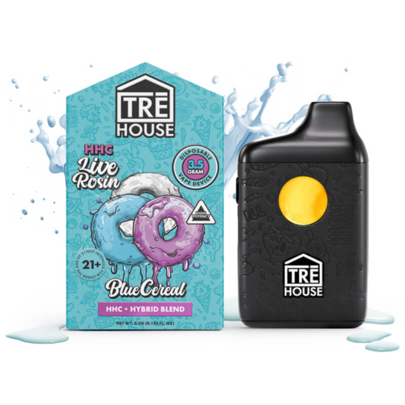 Blue Cereal Hybrid Live Rosin HHC 3.5g Disposable