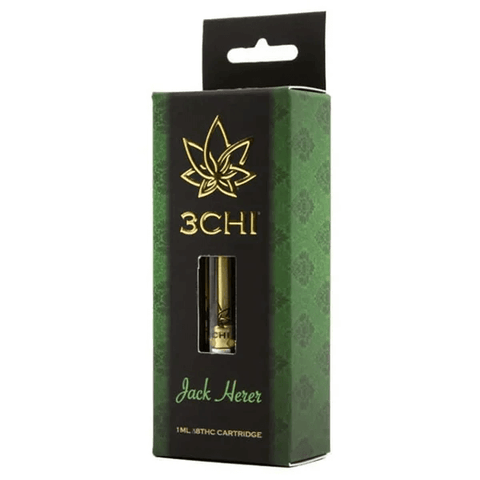 Jack Herer delta 8 cart from 3chi is a sativa strain