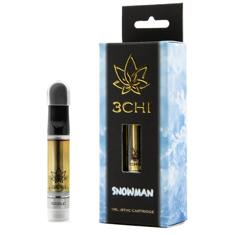 snowman 3chi delta 8 vape cart is a hybrid perfect for a midday smoke session