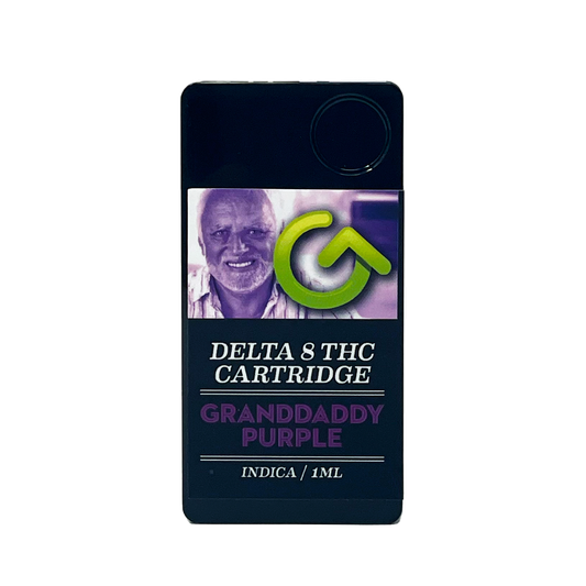 granddaddy purple strain delta 8 cart from Good CBD