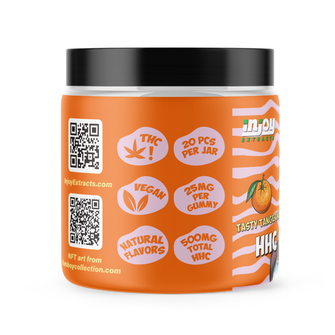 HHC Gummies 25mg Tangerine - Injoy Extracts