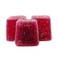 space gummies come in five flavors, this flavor here is raspberry