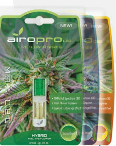 Airopro live flower - CBD Cartridge - Injoy Extracts - 420 sale 
