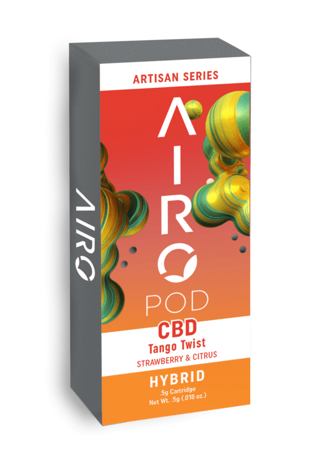 Airopro CBD Artisan Series Tango Twist Full Spectrum CBD Cartridge For Sale on InjoyExtracts.com