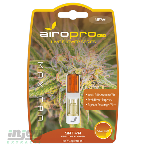 Airopro live flower - CBD Sativa Cartridge - Injoy Extracts - 420 sale 